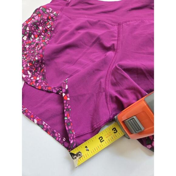 Lululemon Real Quick Short Regal Plum / Paradise size 6 Lined Pockets Clean - Picture 8 of 10